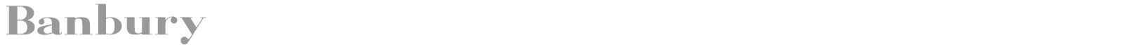 Banbury font preview